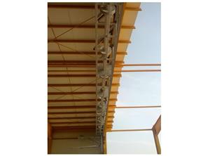 Yukarı Toplanır PVC Hangar Kapıları